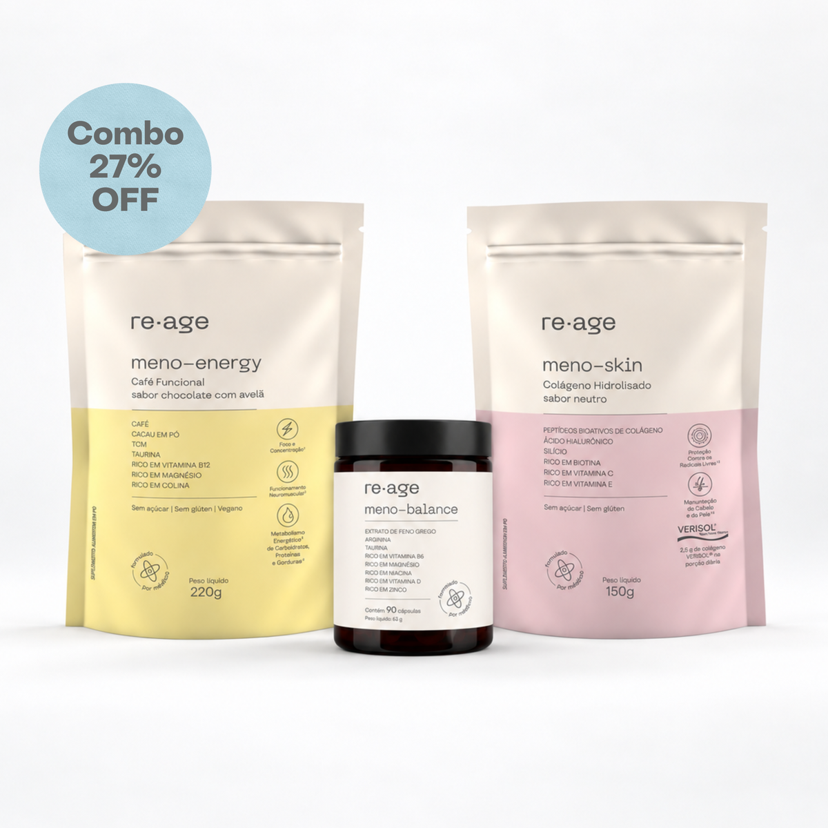 combo meno-balance, meno-energy e meno-skin